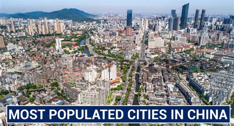 most populous city in china.